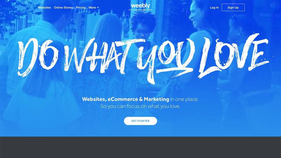 what is weebly homepage