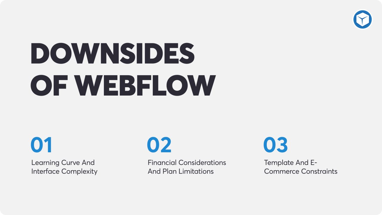 Webflow's limitations explained