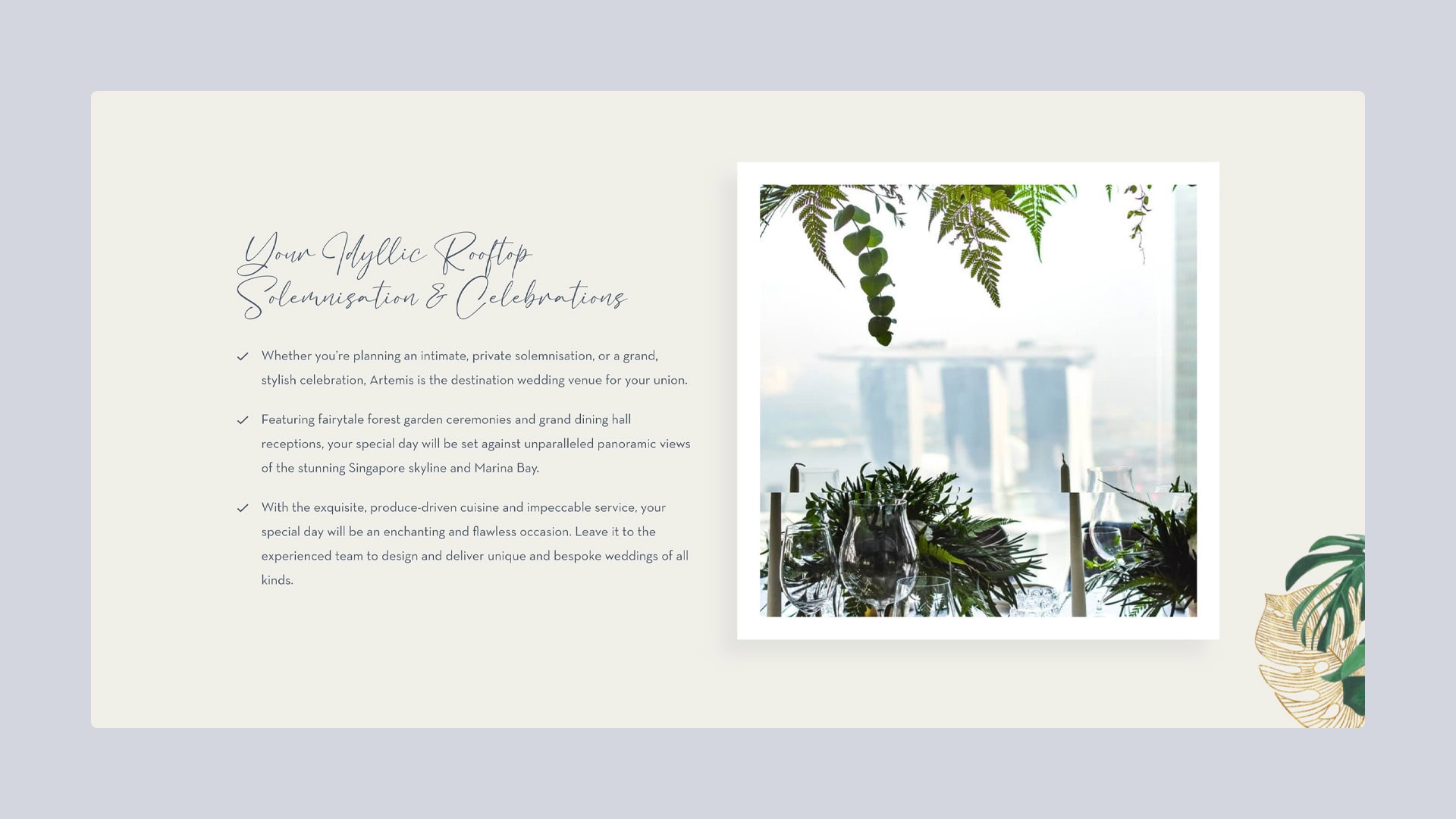 portfolio-artemis-weddings-venue Elegant rooftop event layout with Singapore skyline view