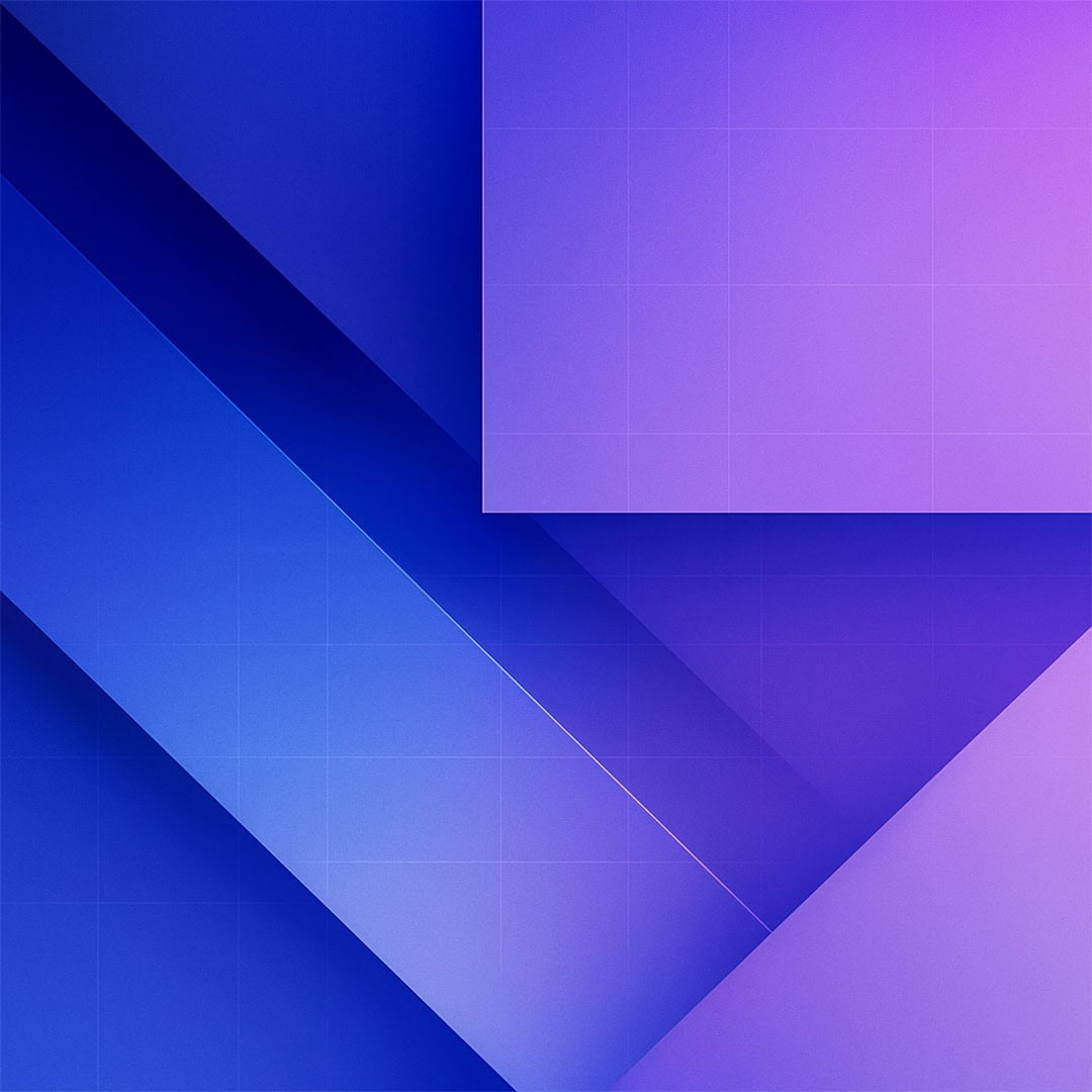 our process discovery strategy Abstract geometric background in blue and purple shades