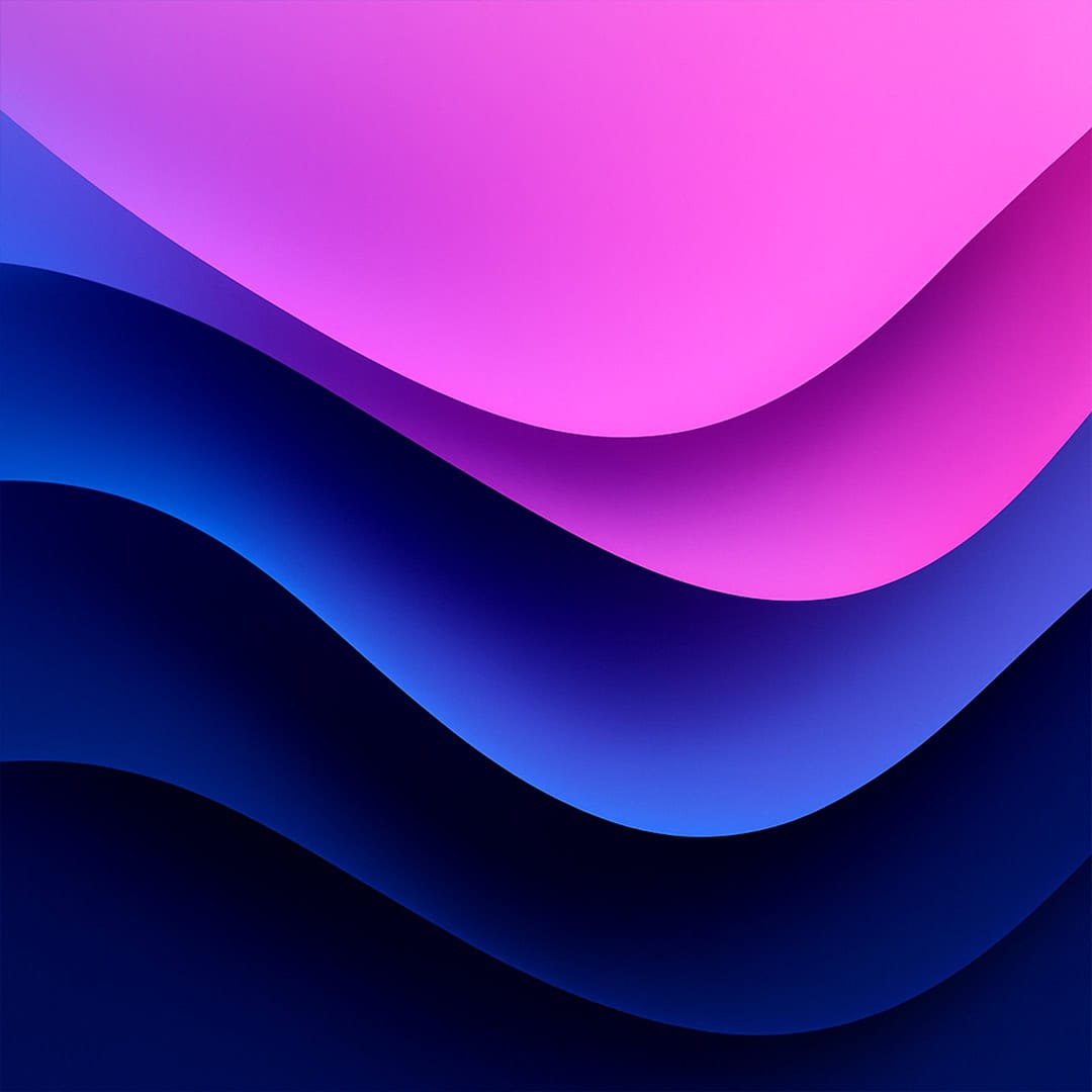 our process website design Abstract pink and blue wavy design